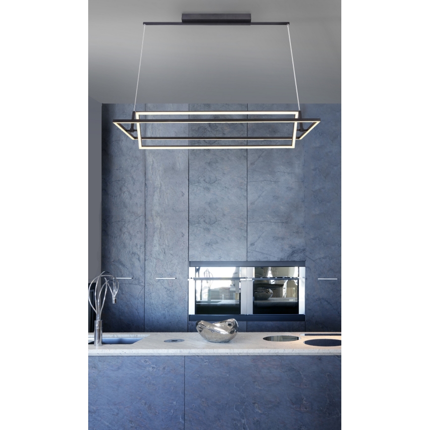 Azzardo AZ2849 - Dimbar LED-lampakrona med snöre VIENA 2xLED/70W/230V