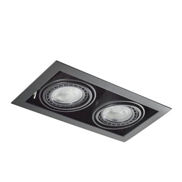 Azzardo AZ2875 - Infälld Belysning NOVA 2xGU10-ES111/50W/230V