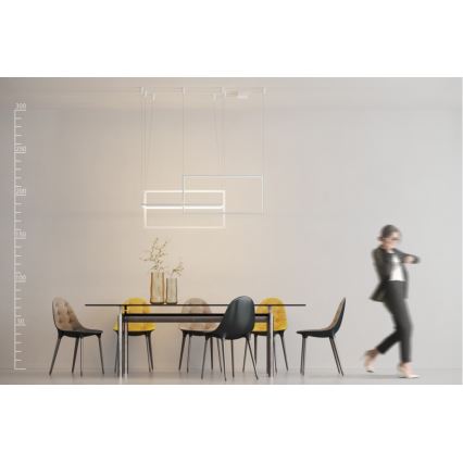 Azzardo AZ2915 - Dimbar LED-lampakrona med snöre METRIC 1xLED/135W/230V