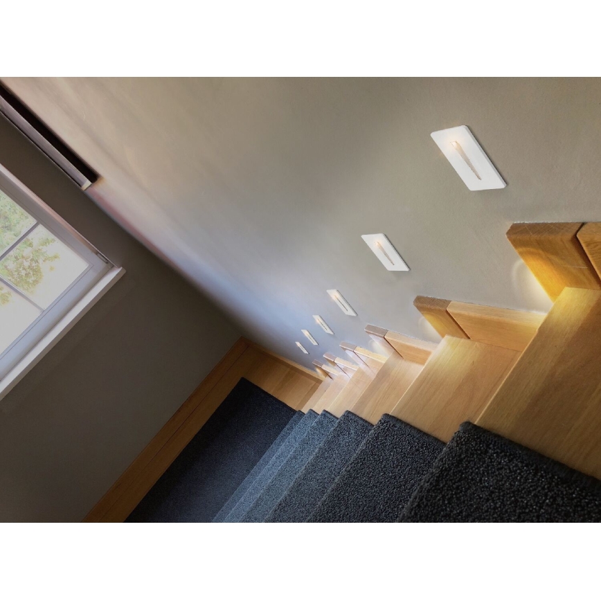 Azzardo AZ2963 - LED Trappljus RAGGIO LED/3W/230V IP54