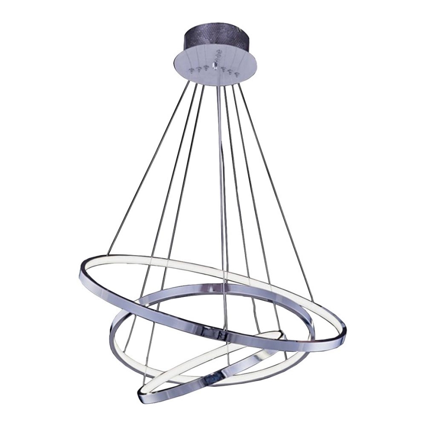 Azzardo AZ2989 - Dimbar LED-lampakrona med snöre WHEEL 3xLED/80W/230V