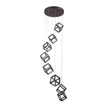 Azzardo AZ3151 - Dimbar LED-lampakrona med snöre STRANGE 8xLED/150W/230V