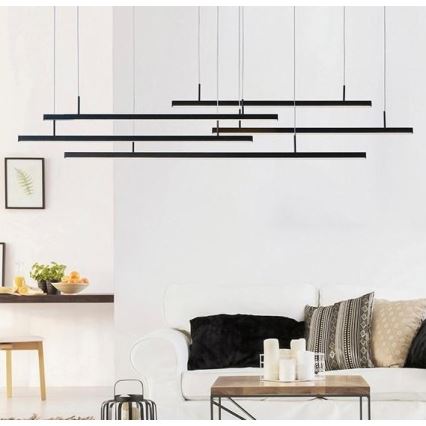 Azzardo AZ3184 - Dimbar LED-lampakrona med snöre MERLO LED/49W/230V
