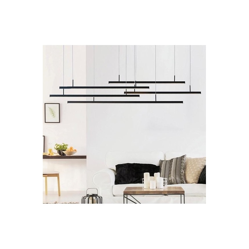 Azzardo AZ3184 - Dimbar LED-lampakrona med snöre MERLO LED/49W/230V