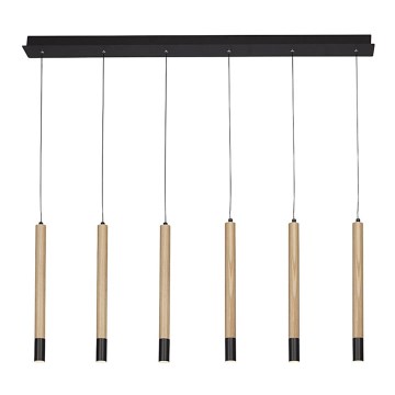 Azzardo AZ3340 - LED Ljuskrona med snöre IZOLDA 6xLED/5W/230V