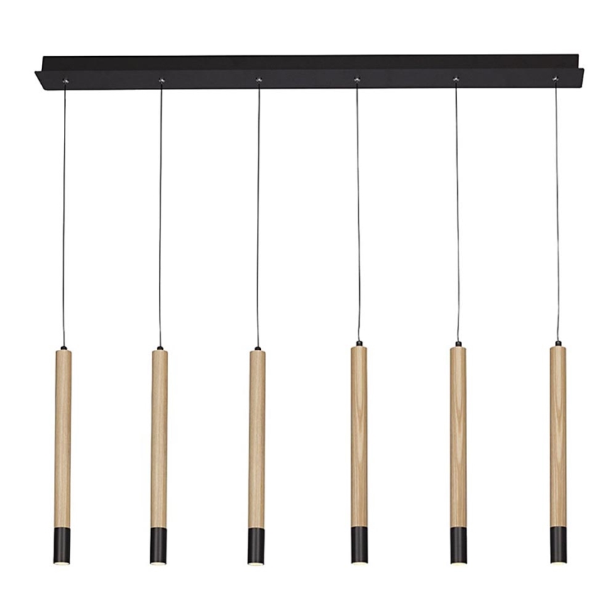 Azzardo AZ3340 - LED Ljuskrona med snöre IZOLDA 6xLED/5W/230V
