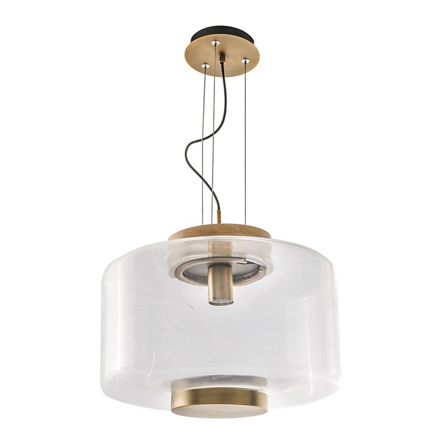 Azzardo AZ3343 - Ljuskrona med snöre SOREL 1xE27/40W/230V
