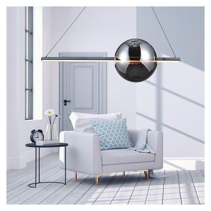 Azzardo AZ3351 - Dimbar LED-lampakrona med snöre SANDRA LED/36W/230V