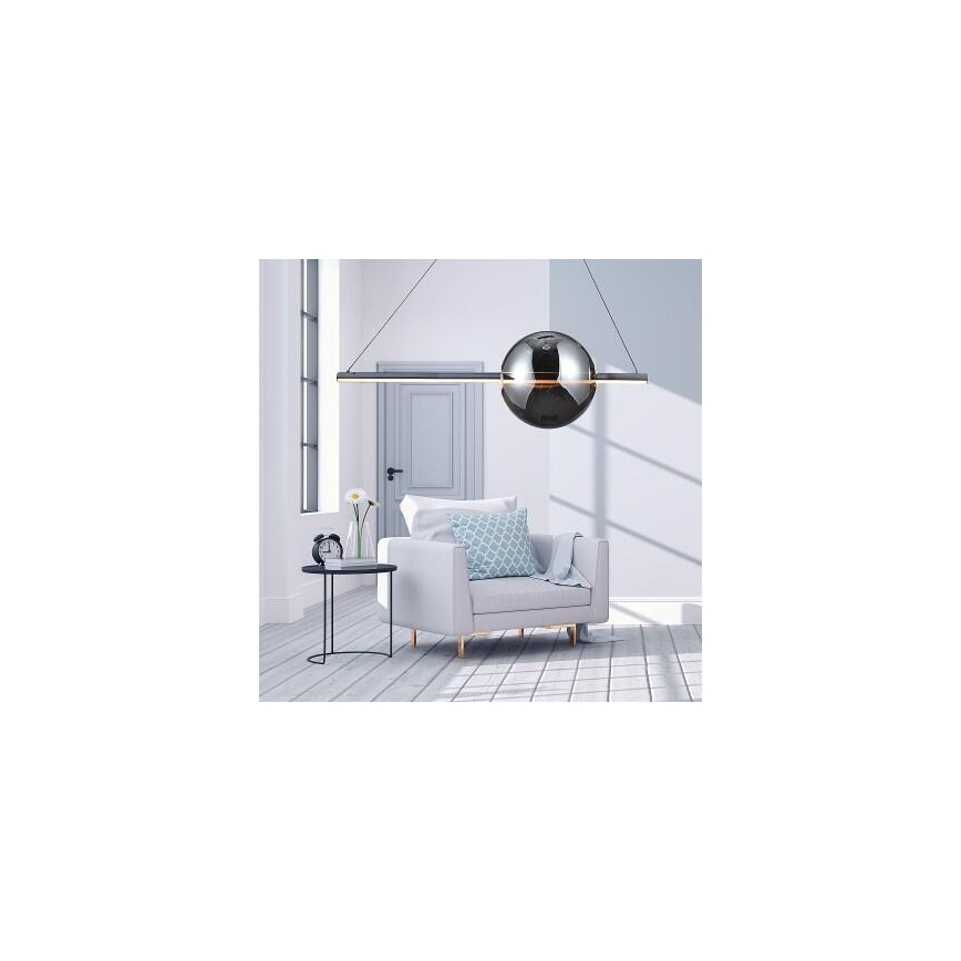 Azzardo AZ3351 - Dimbar LED-lampakrona med snöre SANDRA LED/36W/230V