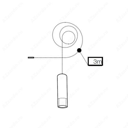 Azzardo AZ3457 - Upphängning ZIKO 1xG9/40W/230V