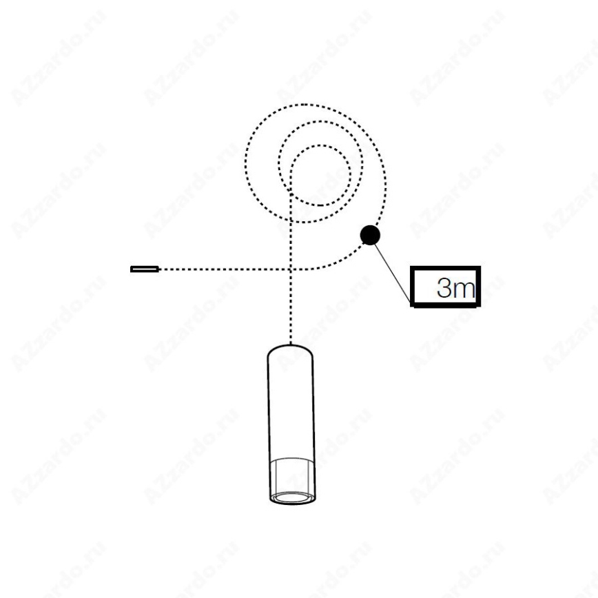 Azzardo AZ3457 - Upphängning ZIKO 1xG9/40W/230V