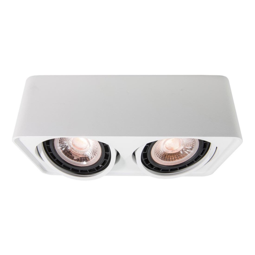 Azzardo AZ4132 - Spotlight  PAOLA 2xGU10-ES111/16W/230V vit 