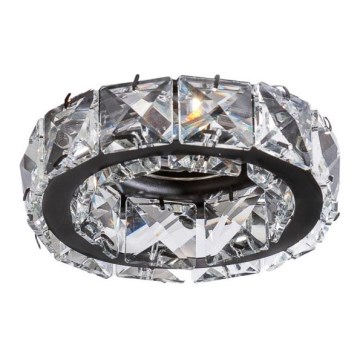 Azzardo AZ4175 - Infälld lampa  ESTER 1xGU10/50W/230V rund  svart 