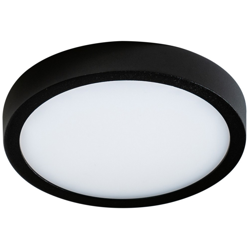 Azzardo AZ4235 - LED taklampa  MALTA LED/12W/230V diameter  17 cm svart 