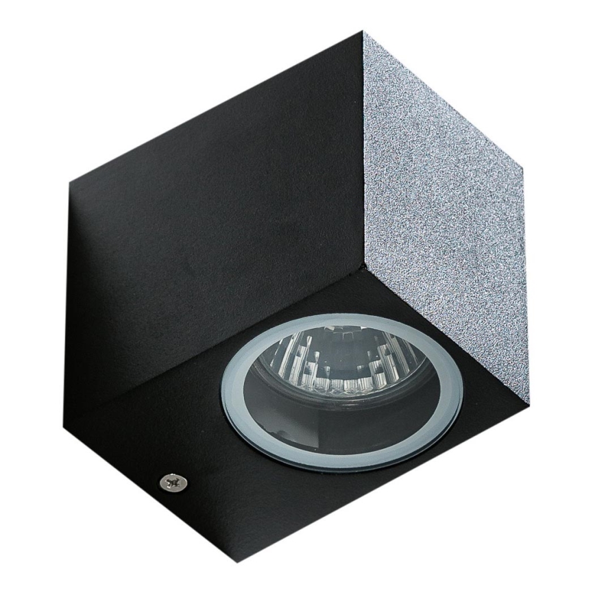 Azzardo AZ4267 - Utomhus vägglampa  RIMINI 1xGU10/35W/230V IP54 fyrkant 