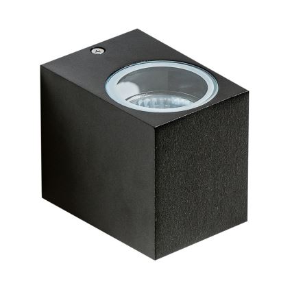 Azzardo AZ4267 - Utomhus vägglampa  RIMINI 1xGU10/35W/230V IP54 fyrkant 