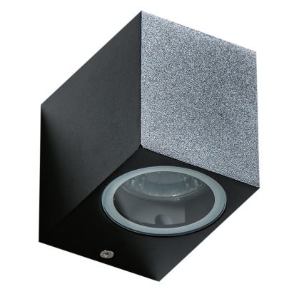 Azzardo AZ4267 - Utomhus vägglampa  RIMINI 1xGU10/35W/230V IP54 fyrkant 
