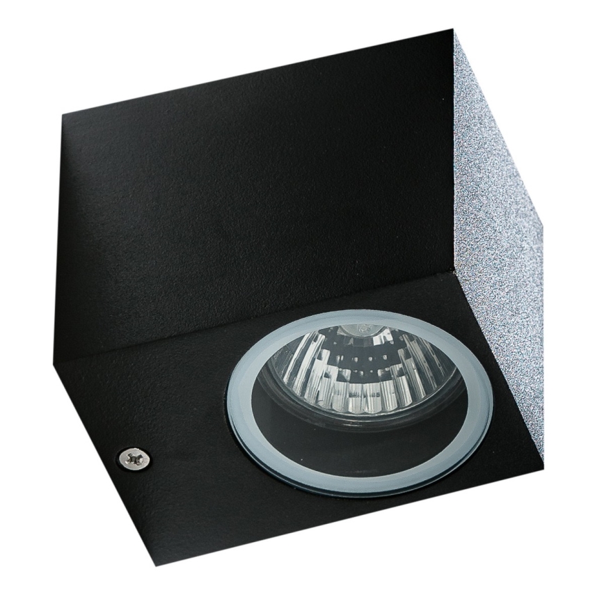 Azzardo AZ4267 - Utomhus vägglampa  RIMINI 1xGU10/35W/230V IP54 fyrkant 