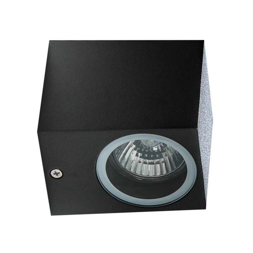 Azzardo AZ4267 - Utomhus vägglampa  RIMINI 1xGU10/35W/230V IP54 fyrkant 