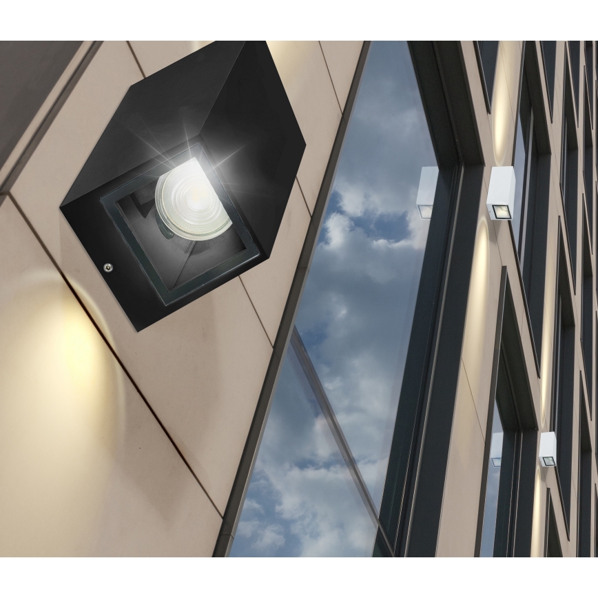 Azzardo AZ4269 - Utomhus vägglampa  JAKE 2xGU10/35W/230V IP54