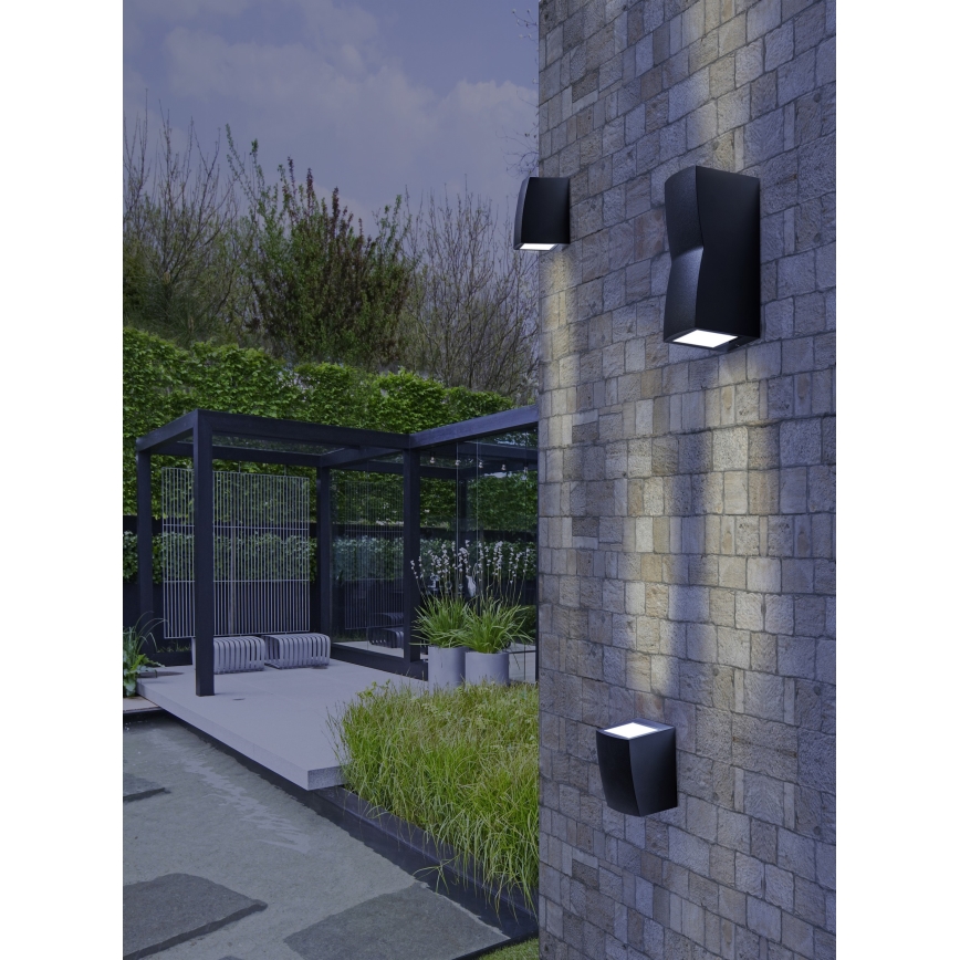 Azzardo AZ4343 - Utomhus vägglampa  REZIA 1xGU10/35W/230V IP54