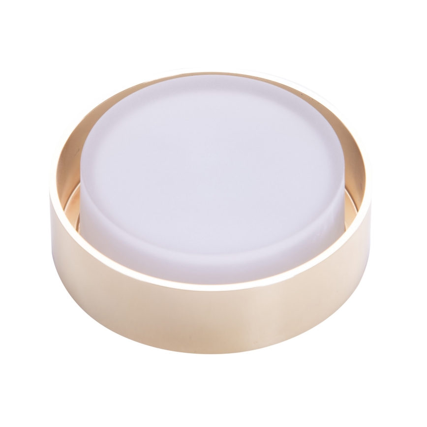 Azzardo AZ4390 - LED Badrum infälld lampa  KASTORIA LED/7W/230V IP44 gold