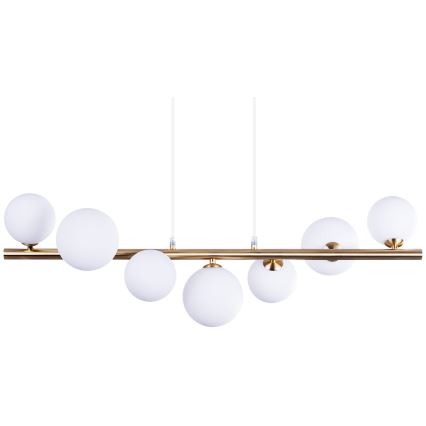 Azzardo AZ4409 - Taklampa SYBILLA 7xG9/25W/230V i guld