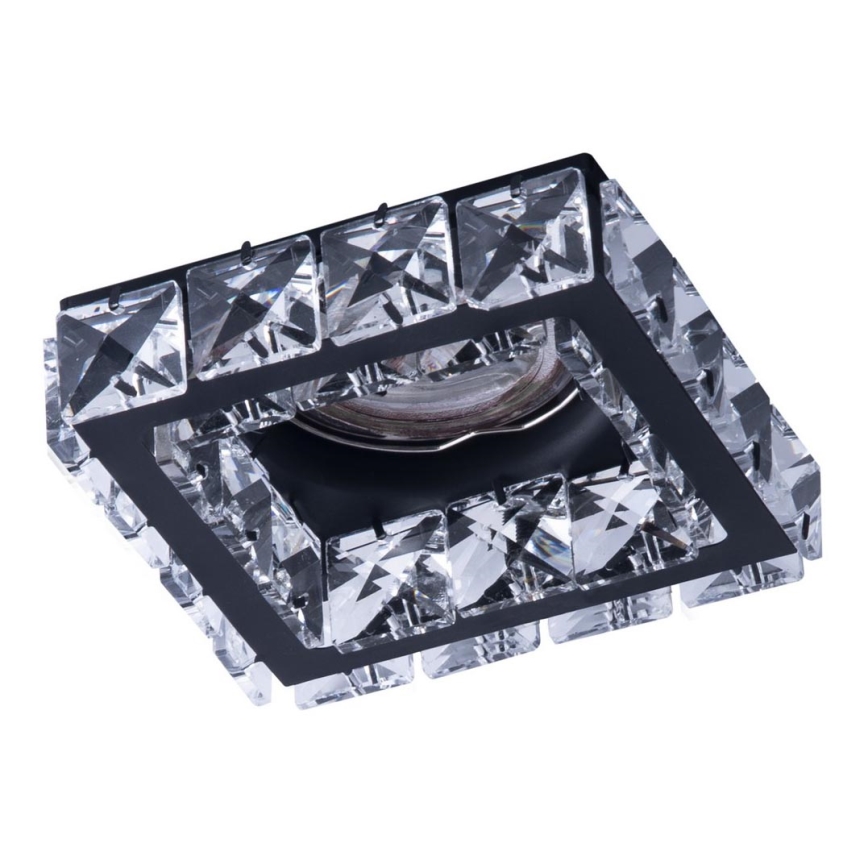 Azzardo AZ4411 - Infälld lampa  ESTER 1xGU10/50W/230V fyrkant  svart 