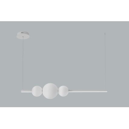 Azzardo AZ4426 - LED Dimmable takkrona  on a string SANDRA LED/48W/230V vit 