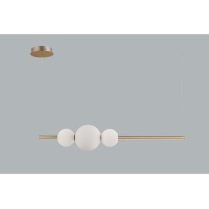 Azzardo AZ4427 - LED Dimmable takkrona  on a string SANDRA LED/48W/230V gold
