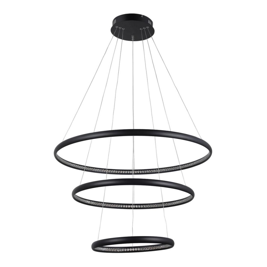 Azzardo AZ4428 - LED takkrona på ett snöre  BRIGHTON LED/55W/230V svart 