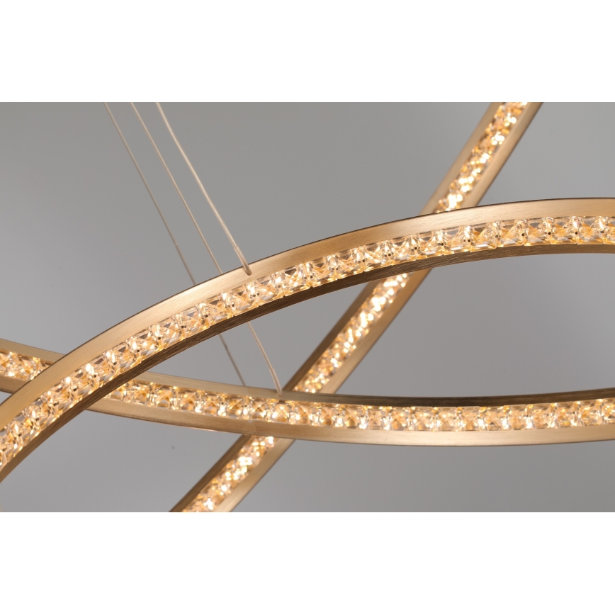Azzardo AZ4429 - LED takkrona på ett snöre  BRIGHTON LED/55W/230V gold