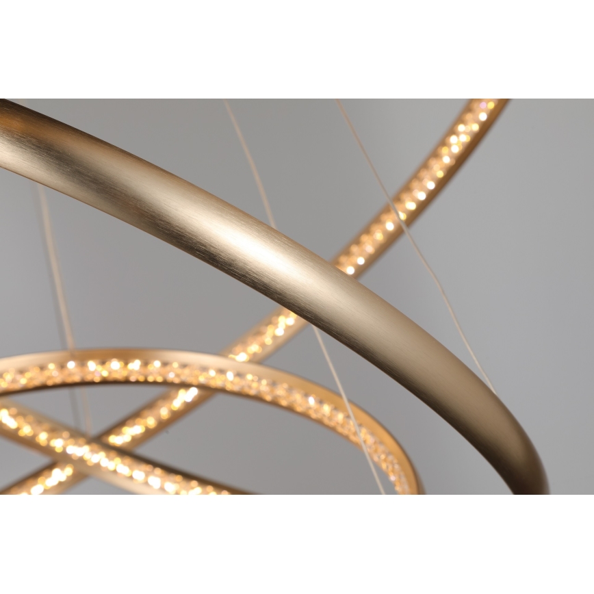 Azzardo AZ4429 - LED takkrona på ett snöre  BRIGHTON LED/55W/230V gold