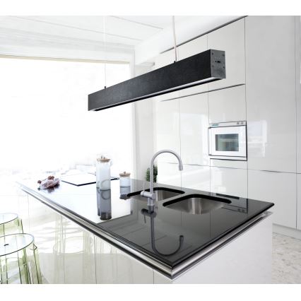 Azzardo AZ4571 - LED Dimbar ljuskrona med upphängningsrem LINNEA LED/54W/230V