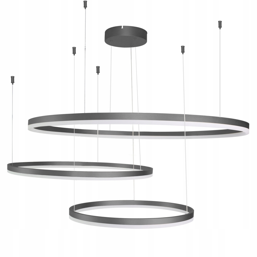Azzardo AZ4707 - LED takkrona på ett snöre  HALO LED/130W/230V svart