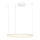 Azzardo AZ4959 - LED ljusreglerad ljuskrona på textilsladd HALO LED/56W/230V diameter 80 cm vit