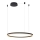 Azzardo AZ4960 -LED ljusreglerad ljuskrona på textilsladd HALO LED/54W/230V diameter 80 cm svart