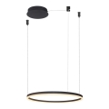 Azzardo AZ4968 - LED dimbar taklampa HALO LED/47W/230V Ø 60 cm svart