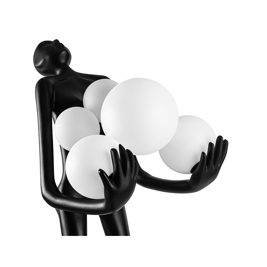 Azzardo AZ4985 - Golvlampa ATLAS 6xE14/50W/230V 180 cm harts