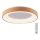 Azzardo AZ4993 - LED Dimbar taklampa SANTANA LED/50W/230V brun + fjärrkontroll