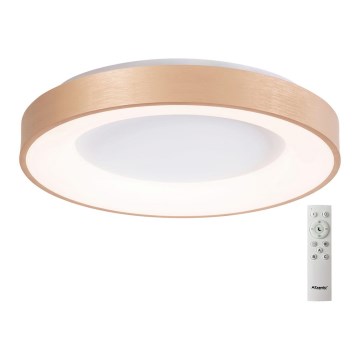 Azzardo AZ4996 - LED Dimbar taklampa SANTANA LED/80W/230V guld + fjärrkontroll