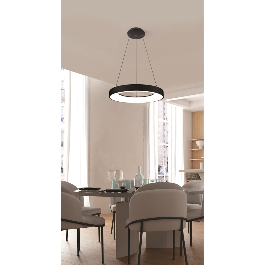 Azzardo AZ4999 - LED-lampa på kabel SANTANA LED/30W/230V svart