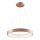 Azzardo AZ5000 - LED ljuskrona med textilsladd SANTANA LED/30W/230V guld