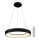 Azzardo AZ5008 - LED dimbar taklampa SANTANA LED/50W/230V svart + fjärrkontroll