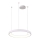 Azzardo AZ5018 - LED ljusreglerad ljuskrona på textilsladd AGNES LED/48W/230V diameter 58 cm vit