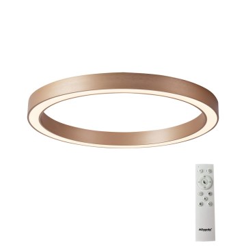 Azzardo AZ5033 - LED Dimbar taklampa MARCO LED/50W/230V guld + fjärrkontroll