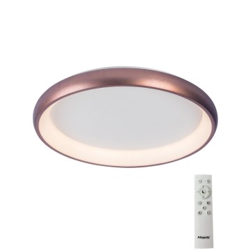 Azzardo AZ5068 - LED Dimbar taklampa ANTONIO LED/32W/230V brun + fjärrkontroll