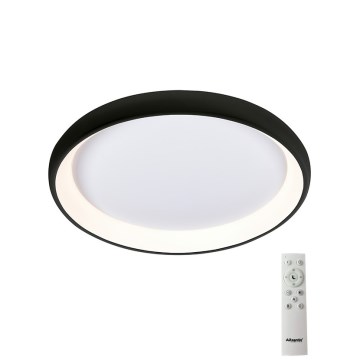 Azzardo AZ5069 - LED Dimbar taklampa ANTONIO LED/32W/230V svart + fjärrkontroll