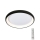 Azzardo AZ5069 - LED Dimbar taklampa ANTONIO LED/32W/230V svart + fjärrkontroll