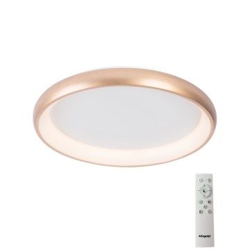 Azzardo AZ5070 - LED Dimbar taklampa ANTONIO LED/32W/230V guld + fjärrkontroll